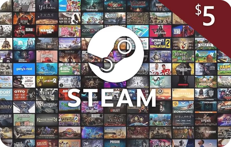 STEAM 5 USD - Steam Wallet USA