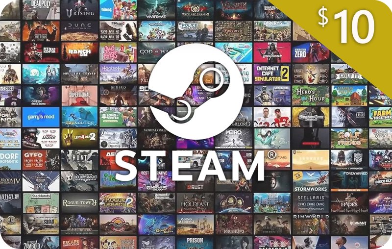 STEAM 10 USD - Steam Wallet USA