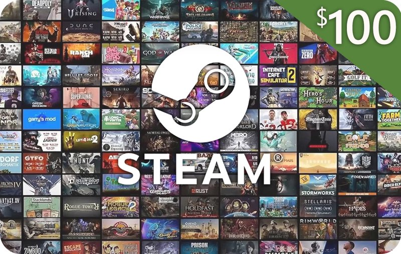 STEAM 100 USD - Steam Wallet USA