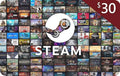 STEAM 30 USD - Steam Wallet USA